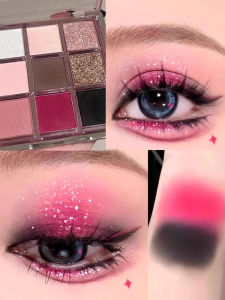 Sweet And Spicy Pink Turnip American Cat Series Hot Bé Gái Light Smoke Eyeshadow Palette Black Pearl Party Play Makeup