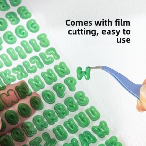 Gimue | Cute Waterproof PET Alphabet and Number Stickers