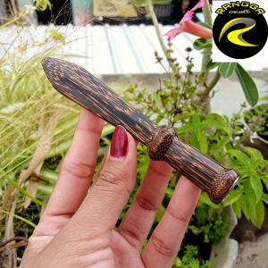 pipa once sedotan kayu liwung macan motif pedang D35