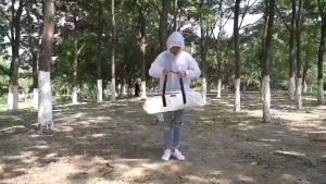 🔥Ready Stock🔥Folding Camping Table Yellow Outdoor Table 90cm/120cm/150CM Foldable Camping Table Lipat Meja Makan Mejaf桌子