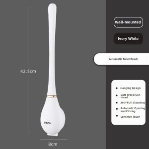 Wall-mount No-drilling Flexible Toilet Brush