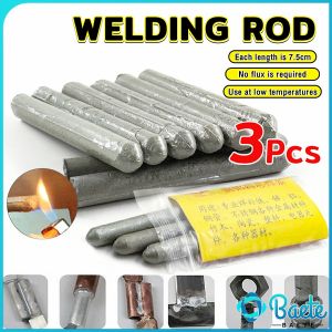 3pcs Aluminum Welding Rod Low Temperature Welding Bar Universal Iron Metal Repairing Tool