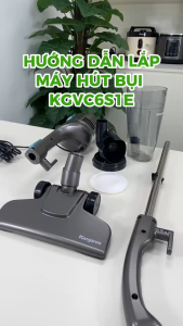 [SP MỚI] Máy Hút Bụi Cầm Tay Có Dây Kangaroo KGVC6S1E - Công Suất 600W Dung Tích 12L