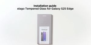 elago Tempered Glass Screen Protector Compatible for Samsung Galaxy S25 Edge