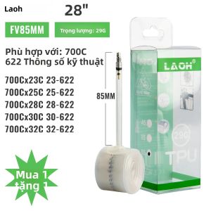 2-Pack Ultralight TPU Road Bike Inner Tube 700C 29g Tương Thích Với Các Kích Thước Lốp Xe 700x18-32C 45/65/85mm Lốp Xe Đạp 28