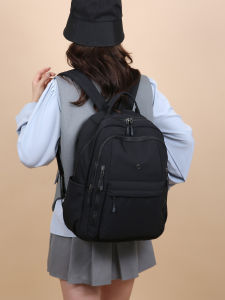 2025 New Oxford Cloth Nylon Leisure Travel Backpack Multi-layer Large Capacity Womens Shoulder Bag Suitable for Various Ages