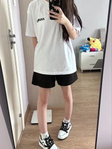 กางเกงขาสั้นทรงเอเอวสูงสำหรับผู้หญิง กางเกงขายาวทรงสามส่วนสำหรับใส่ไปทำงาน กางเกงขายาวทรงหลวมๆ ลำลอง หลากหลายสไตล์ ฤดูร้อน 2024