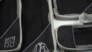 6Pcs Set Travel Bag Compression Packing Cubes Lightweight Durable with Storage Bag Nylon Luggage Suitcase Organizer Bags