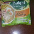 MIE INSTAN SEDAAP KUAH SOTO BAKED TANPA DI GORENG 76gr /1 DUS ISI 24 PCS. 