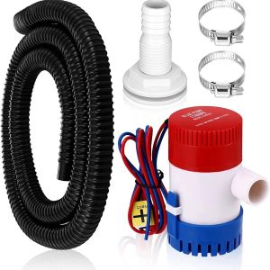 Hot 12V Vacuum Water Pump Submersible Marine Boat Bilge Pump 1100GPH Water Pump Used In Boat Seaplane Motor Homes Houseboat
