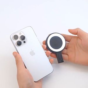 32 Leds Soft Light Portable Selfie Pocket Light For Magsafe Phone Flippable Magnetic Fill Lights For Iphone 15 14 13 12