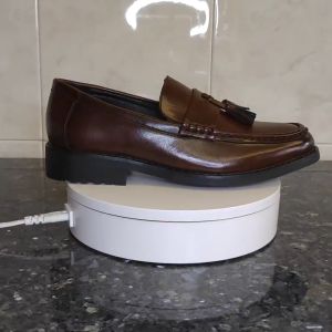 รองเท้าโลฟเฟอร์ผู้ชายแบบมีพู่ หนังแท้ รองเท้าทางการ รลำลอง สไตล์ธุรกิจ นุ่มสบาย 030
