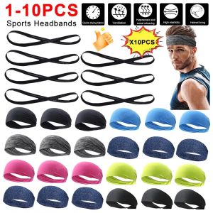 Sweat Absorption Headdress Quick Dry Sports Hairband Anti-slip Running Head Band Breathable for Yoga Running Biking