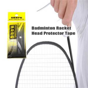 2Pcs Badminton Racket Guard Tape / Racket Head Protection Tape / Racquet Gain Weight Tape