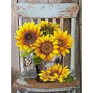 500/1000/1200/2000PCS Jigsaw Puzzle Beautiful Sunflower Farm Scene For Adults Perfect For Quiet Evening Activity