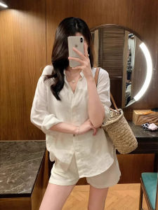 DUOFEIYAN | White Breathable Summer Casual Shirt