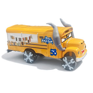 Takara Tomy | Mô Hình Xe Buýt Trường Học Pixar Cars Miss Fritter Bằng Hợp Kim Đồ Chơi Mô Hình Xe Tải Cho Trẻ Em Xe Đua Kim Loại Đồ Chơi Anime Sưu Tầm Quà Sinh Nhật Cho Trẻ Em