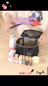 TAS KOSMETIK / TAS SKINCARE / TAS TRAVEL ORGANIZER / ORGANIZER KOPER / TAS ALAT MANDI