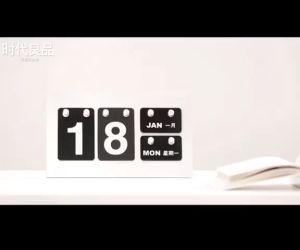 Creative & Minimalist Perpetual Desk Calendar – DIY Hanging Style Desktop Ornament 创意简约万年历台历 办公桌DIY日历摆件 挂片式设计
