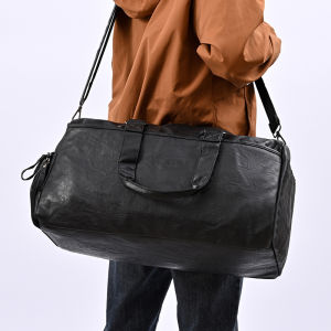 Túi Du Lịch Nam JXWARWOLF Dung Tích Lớn Túi Xách Du Lịch Công Tác Túi Đựng Đồ Dùng Cho Thanh Thiếu Niên Túi Mềm PU Không Có Tay Cầm