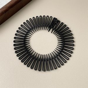 เรียบง่าย ที่คาดผมที่มองไม่เห็น Face Wash Hairline Fixing Comb กิ๊บติดผม Headwear ตกแต่งผมเรซิ่น Fresh Outing สไตล์เกาหลี