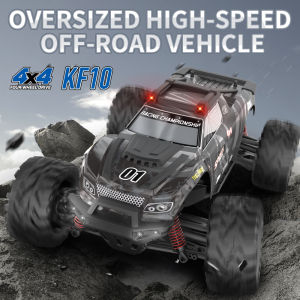 JDD[Fast Delivery][Original Available] KF10 High-speed RC Car 2.4g 1/10 27cm Remote Control Pickup 4wd High-speed Off-road Off-road Vehicle Boy Toy Metal gear