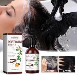 Polygonum multiflorum shampoo cleans and nourishes hair Herbal Shampoo Polygonum multiflorum Shampoo