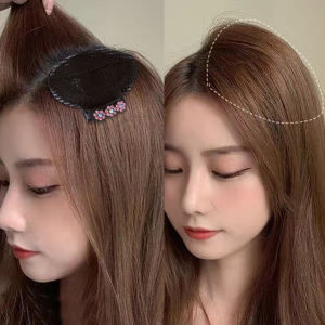 Rhinestone Puff Hair Head Cushion Invisible Fluffy Hair Pad Sponge Clip Bun Bump Volume Hairs Base For Women Hair Accessory