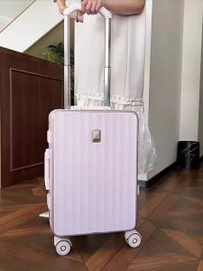 MANLVSHI | Pink New Sturdy Durable Luggage 20 Inches