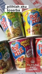 Mie Instant POP MIE Rebus Rasa AYAM - ( Harga 1 DUS )