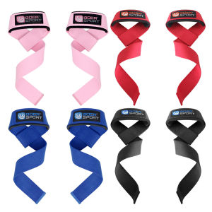 4 Pairs Gym Workout Strap Non Slip Fitness Wrist Belt Protective Wrist Support Strap for Strength Training