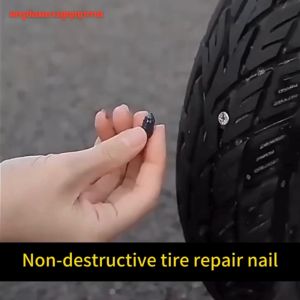 สกรู ซ่อมยางรถยนต์ มอเตอร์ไซด์ สูญญากาศ ปะยางฉุกเฉินแบบง่ายๆ ชุดละ 10 ตัว/30 ตัว