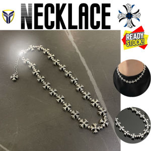 2023 CH ฤดูร้อนสร้อยคอลูกปัดสแตนเลสสตีลกันสีสไตล์เกาหลีเทรนด์ส่วนตัว Y2K ฮิปฮอปพังค์ผู้หญิงผู้ชายเครื่องประดับสร้อยคอสายหนัง ความยืดหยุ่นตามที่คุณต้องการ