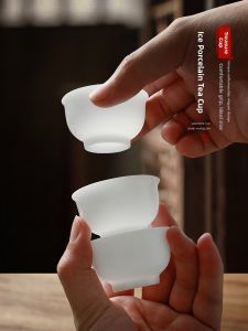 MIANXIAOCHENG | Tách Thưởng Trà Ngọc Bích Hạt Băng