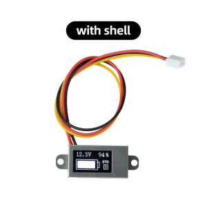 0.5 inch OLED Voltmeter Battery Capacity Indicator Ultra Thin DC 0-30V Digital Voltage Meter 1-6S with Percentage Display
