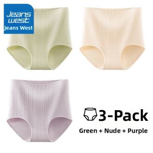 Jeanswest | Antibacterial Cotton High Waist Tummy Control Womens Underwear