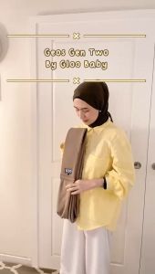 Gendongan Bayi Samping Instan Baby Pouch Busa Premium Gloobaby (1 Layer)