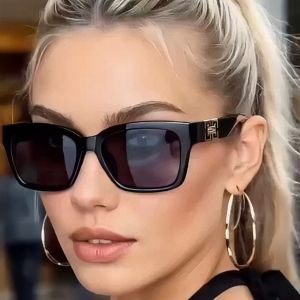 1pc European and American retro style womens fashionable sunglasses trend versatile summer sun shading and UV protection lightw