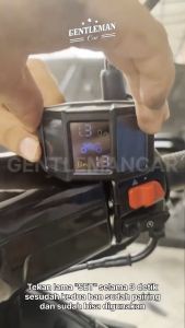 Solar TPMS Motor Waterproof Tire Pressure Monitor System Pengukur Tekanan Ban Angin