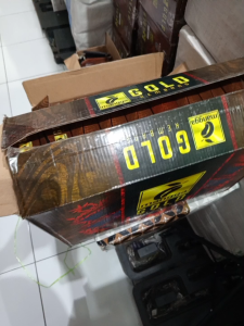 Sarung Mangga Gold Kembang Nusantara Black Series 100% Original