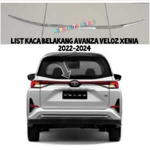 List kaca belakang Avanza Veloz Xenia 2022-2024 chrome