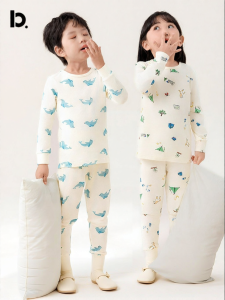 batubatu | Cute Print Easy-Wear Childrens Cotton Pyjama Set Thin