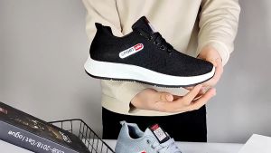 รองเท้ากีฬา รองเท้าวิ่งลําลอง ผ้าทอ ลายมะพร้าว แฟชั่นฤดูใบไม้ผลิ และฤดูใบไม้ร่วง และฤดูร้อน สําหรับผู้ชาย