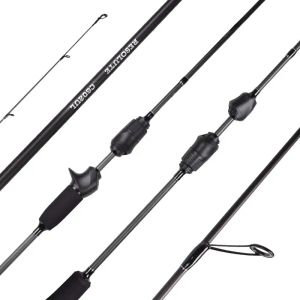 Mavllos Resolute Light BFS Casting Rod Lure 0.8-7g Line 2-6lb Solid Fast Solid Tip 4 Sections Carbon Bass Fishing Spinning Rod