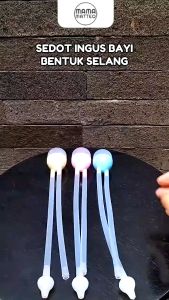 Alat Sedot Ingus Bayi Bentuk Selang / Alat Pembersih Hidung Pilek Anak / Warna Pink Kuning Biru / BANDUNG