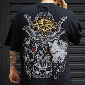 Fushiguro Megumi Anime Jujutsu Kaisen Men Women Oversized Casual Comfort Fashion Fitness Harajuku Retro Loose Short Sleeves Y2k