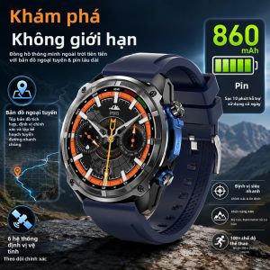 Đồng Hồ Thông Minh 2026 New BT 5.3 Màn Hình AMOLED 1.43 Inch 100+ Chế Độ Thể Thao Chống Nước 3ATM GPS Đèn LED Kế Hoạch Tập Luyện Máy Đếm Bước Chân Tương Thích Android Và iOS