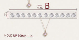 1Pc Necklace Hanger Wall Mounted Holder Jewelry Storage Rack for Home Wall Shelf Jewelry Display Organizer Hanging