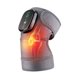 Hailicare | 1/2PCS 3 in 1 Heated Vibration Knee Massager with 5000mAh Electric Shoulder Elbow Heating Pad Warm Compress Gift for Women Men
