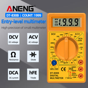 Household Mini Multimeter ANENG DT830B Automatic Range Meter Handheld Multimetro Maltimeter Appliance Maintenance Appliance Tool